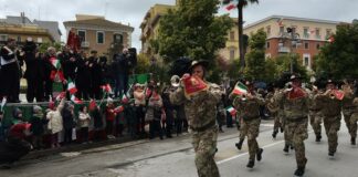 Il tempo inclemente non ha fermato la Festa del Tricolore