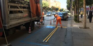 Nuove strisce gialle riservate ai disabili nel centro di Foggia