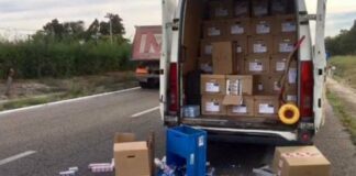 Commando armato assalta furgone carico di sigarette