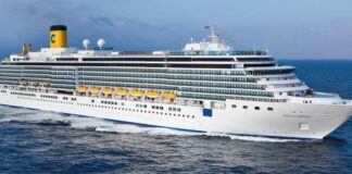 Malore sulla Costa Luminosa, cuoco ricoverato a Manfredonia