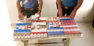Recuperati e sequestrati 9 chili di sigarette di contrabbando