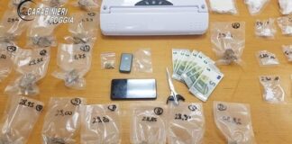 In casa con oltre un 1 kg di droga tenta la fuga all’arrivo dei Carabinieri: arrestato