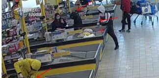 Rapina al supermercato di via Salvemini a San Severo: arrestati 4 minorenni