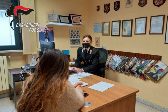 Foto Lucera maltrattamenti in famiglia