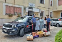 Lucera, donazione dei carabinieri alla Caritas