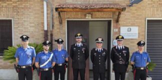 Il Comandante Legione Carabinieri Puglia in visita alle Stazioni di Pietramontecorvino e Celenza Valfortore