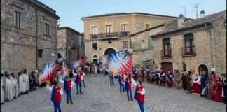 Orsara, la rievocazione dell’arrivo dell’ordine monastico spagnolo all’abbazia di Sant’Angelo