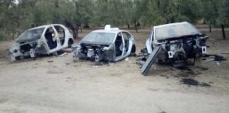 Cerignola, ritrovate 12 auto cannibalizzate