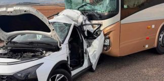 Incidente tra Manfredonia e Foggia, pullman di linea tampona auto