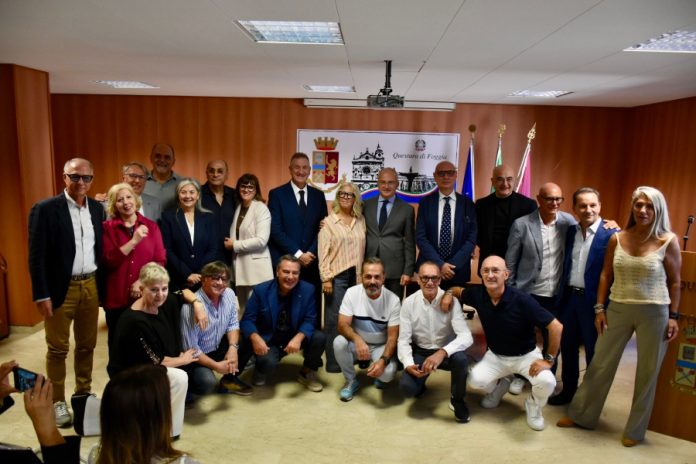 Cerimonia di consegna delle medaglie di commiato