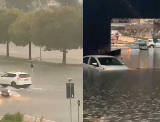 Maltempo a Foggia: allagamenti, disagi e auto impantanate